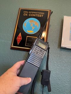 A Handie-Talkie Handheld HAM Radio