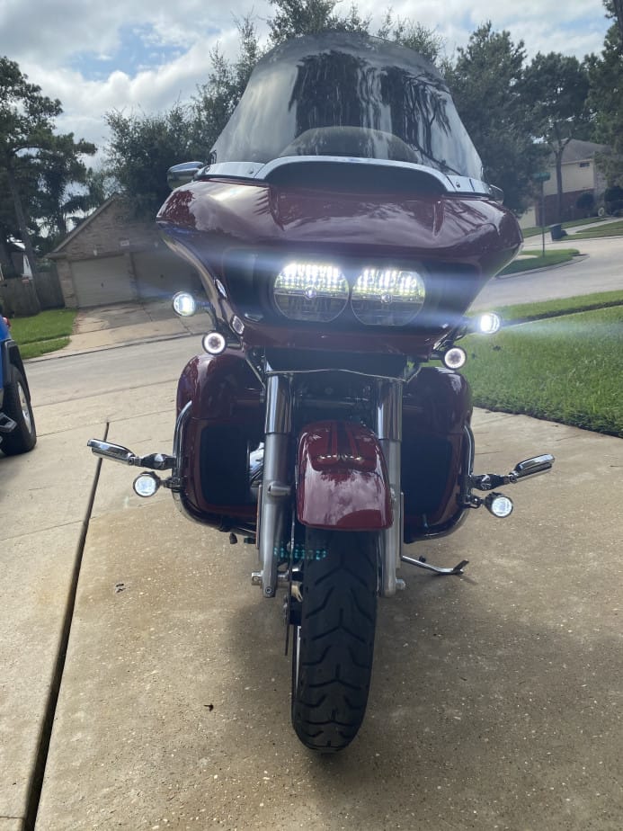 You can never have too much lighting on a motorcycle in my opinion. 